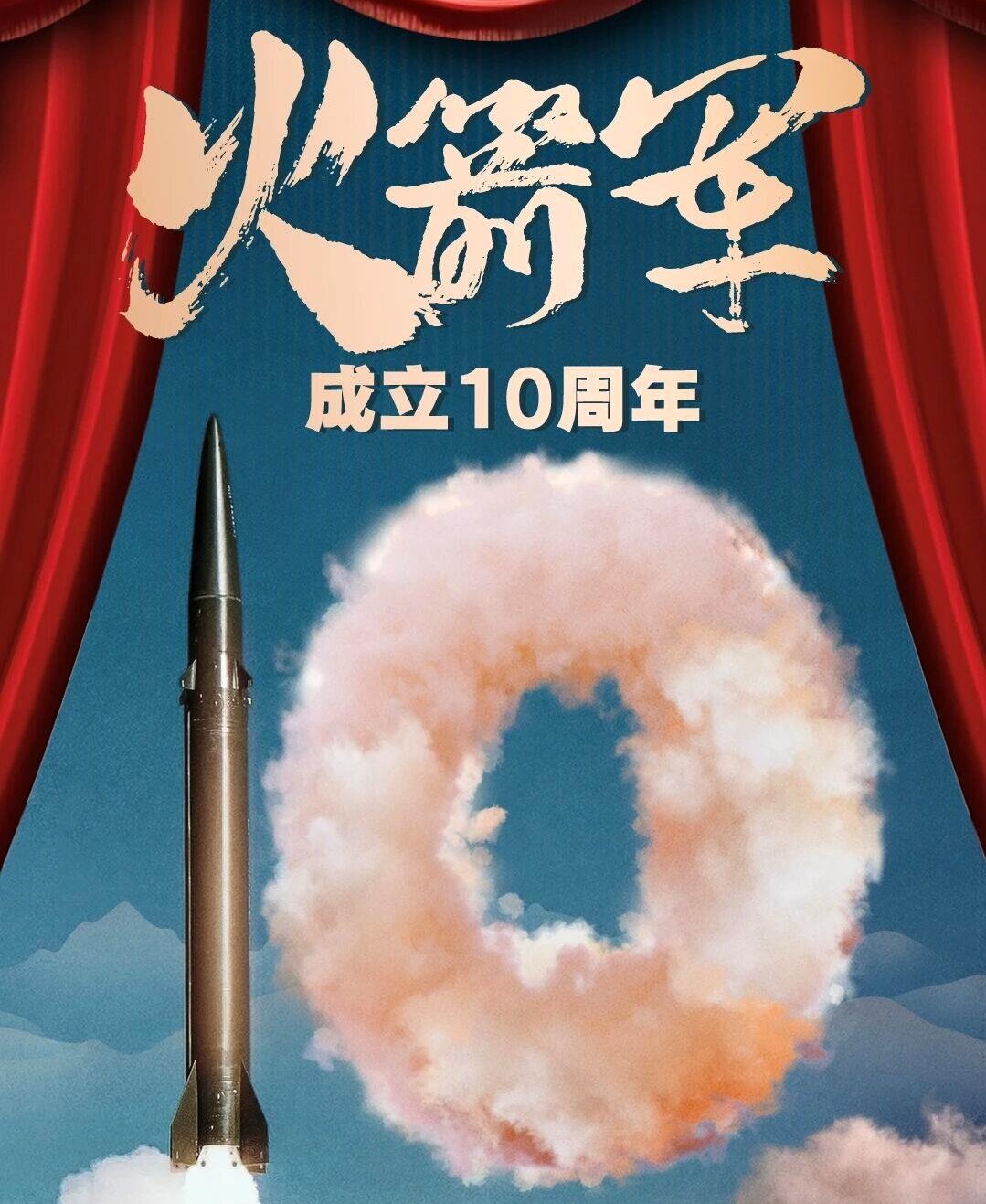 火箭军成立10周年！大国长剑壁纸震撼上新的配图