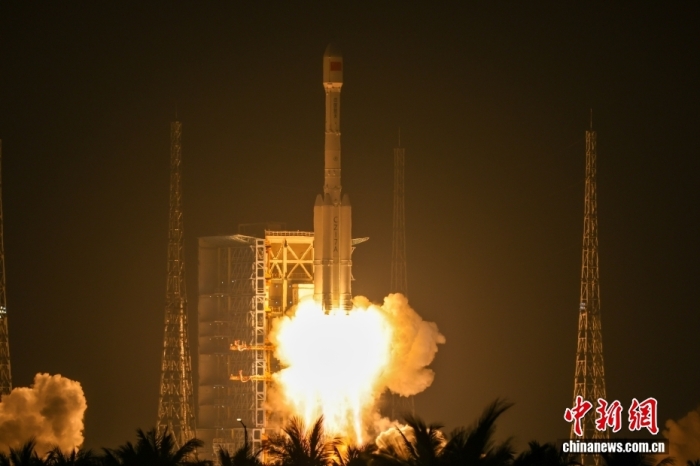 我国成功发射实践二十九号卫星的配图