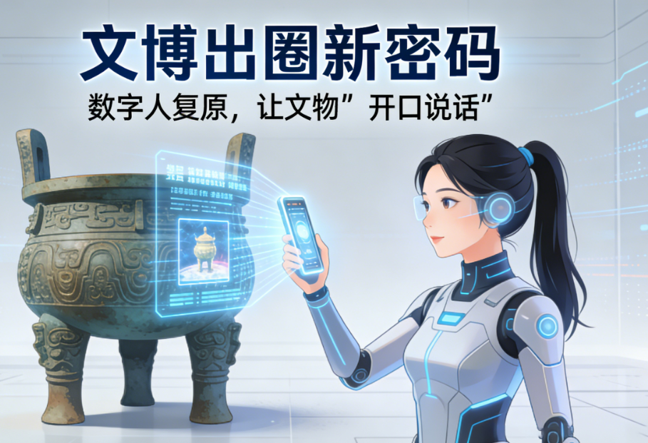 文博出圈新密码｜数字人复原，让文物“开口说话”