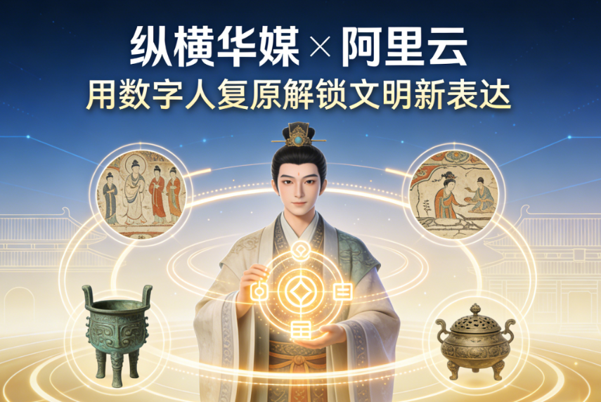 科技让经典“重生”|纵横华媒×阿里云,用数字人复原解锁文明新表达